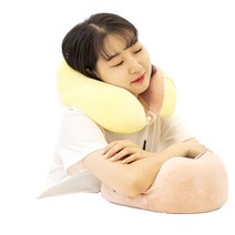 톡앤톡 기내용 목배개 여행용 휴대용 메모리폼 목베개