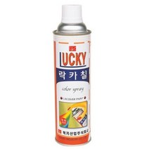 럭키 락카스프레이 형광락카 페인트 윤활방청제 녹방지스프레이 형광도료 칼라락카, 선택01 연회, 1개
