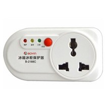 냉장고 변압기 보호기 지연 전원 온 전압 보호 가정용 소켓, [01] WHITE