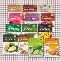 마스크팩 파스쿠치 굿페이스 13종 10매구성 아스파시아, 로열제리 10매