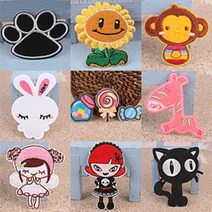 5+1 [케릭터] 까미샵 DIY 견장 리폼 마크 밀리터리 브로치 와펜 케릭터 코사지 패치 해골 이모티콘 3D와펜 단추 이모티콘 스팽글 니트와펜 청지, 케릭터-064(3개셋트)