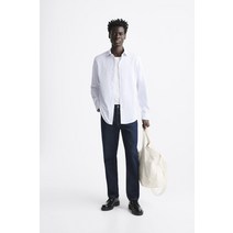 ZARA 이지케어 텍스처 셔츠 - 스트라이프
