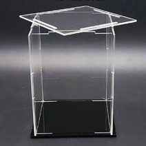 레고장식장 아크릴장식장 피규어장식장 유리장식장 투명 아크릴 디스플레이 케이스/박스 큐브 Perspex 방진, 04 13x10x15cm