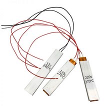 MODUODUO PTC 가열 요소 12V 110V 220V 히터 계란 인큐베이터 일정한 온도 조절기 서미스터 공기 센서 알루미늄 쉘, 110v  270degree