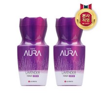[KT알파쇼핑]아우라 EC 미향탈취 방향제 400ml 라벤더향 x 2개