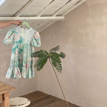 PigPug 한국 아동복 22 여름 여자 원피스 날염 면 스커트