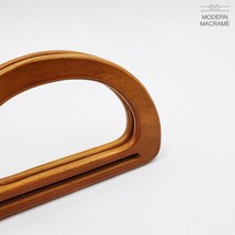 만들기 네트백 손잡이 가방 마크라메 에코백 우드, D형(홀)2개세트