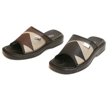발로 2205 남성 사무실 슬리퍼 남성 패션 슬리퍼 이중 박음질 슬리퍼 국내생산 250mm-280mm 굽 3.5센치 슈즈 앞솔림 방지기능 슬리퍼 지압 슬리퍼 남성 사무실 슬리퍼