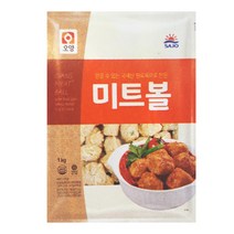 대한민국장사꾼 사조오양 미트볼 1kg, 1개