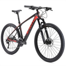 MTB/산악용 6.0 카본 파이버 산악 자전거 26 &;/27.5&;/29 &; 완벽한 하드 테일 6000 30 단, black red+27.5x19