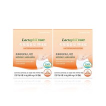 1+1 락토필듀오 엔테로 모유 김치 유래 임산부 질건강 장건강 유산균 영양제, (1+1)2박스