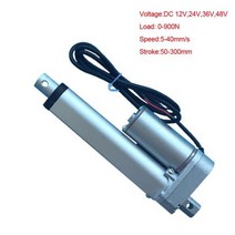 엑츄에이터 전동실린터 엑추에이터 액추에이터 1248v 50250mm 210 인치 스트로크 900N 90KG 부하 맞춤형 속도 관형 모터 미니 전기 선형 도매, 24V 900N 5mm s+100mm stroke