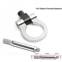 자동차 견인 고리 스트랩 차량 car sport japan model car auto trailer 후크 링 eye towing front rear aluminum for, 은