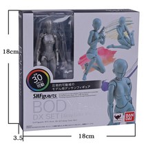 구체관절인형 미술 크로키 도구 인체 모형 스케치 드로잉 데생, 그레이여성개