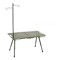 캠핑 테이블 야외 접이식 전술 IGT 하프 폴드 알루미늄 합금 휴대용 초경량 및 거실, [03] r
