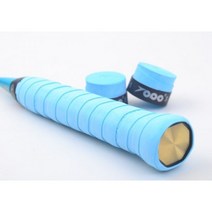 다기능 미끄럼 방지 드라이 테니스 라켓 그립 1 개 땀 흡수 랩 탭 배드민턴 진동 낚시/테니스, 하늘색