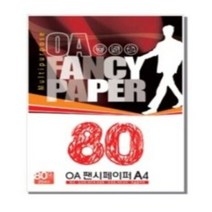 두성/OA팬시페이퍼 80g A4/OA용지 색상지, P58미색