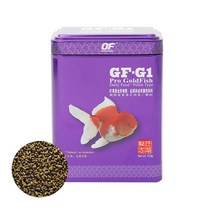 [성실한오피스] OF 오션프리 GF-G1 프로 골드피쉬 250g 금붕어 금어 전용사료 먹이, 1통