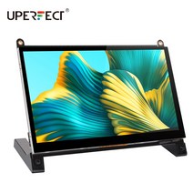 UPERFECT휴대용 모니터 5 인치 터치 스크린 IPS 디스플레이 800x480 169 내장 듀얼 스피커 USB HDMI 라즈베리 파이 호환, [01] Black, [01] 영국 플매트 카펫 러그