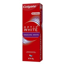 [콜게이트] Colgate 옵틱화이트 다즐링 민트 치약 (치아 보호 및 음식물 얼룩제거에 최적화된 고급 연마제), 4개입