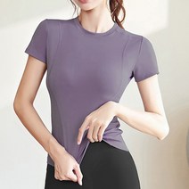 말랑마쥬 라인핏 요가 필라테스 반팔티셔츠
