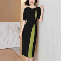 여성 여름원피스 정장 미니 원피스 슬림핏 빅사이즈