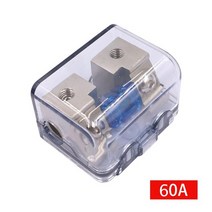 afs 인라인 퓨즈 홀더 최대 2ga8ga 스테레오오디오자동차rv보트 afs 퓨즈 30a-100a 아연 합금 니켈 도금 사운드 보험, 분홍색