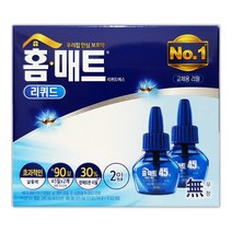홈매트 리퀴드 교체용 45일 x 2개 트윈팩, 1개, 1개