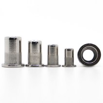 인서트너트 M3 M4 M5 M6 M8 M10 M12 스테인레스 스틸 리벳 너트 색상 아연 알루미늄 플랫 헤드 나사 인서트, [07] M12 5pcs, [01] 304 Stainless Steel