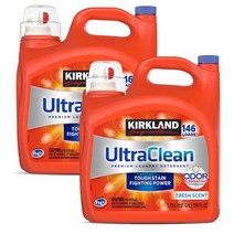 커클랜드 울트라클린 세탁세제 리프레쉬향 5.73L, 2개