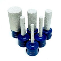 마블 컷팅 판넬 절단기 절삭기 미터 스레드 진공 브레이징 핑거 비트 밀링 커터 세라믹 타일 화강암 대리석, 20mm