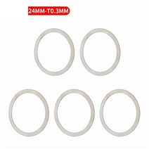전기자전거자전거 크랭크 와셔 가스켓 링 조정 스페이서 사이클링 액세서리, 05 24MM Stainless steel, 한개옵션1