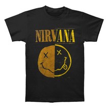 ROCKPANDA Nirvana Spliced Smiley 반팔티