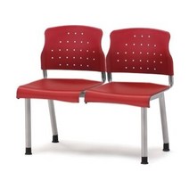 로비대기실 의자2인-레드