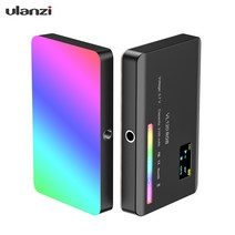 울란지 Ulanzi VL120 RGB 미니 LED 카메라 조명, 블랙