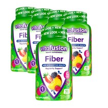 비타퓨전 vitafusion 파이버 구미 비타민 90구미, 5팩