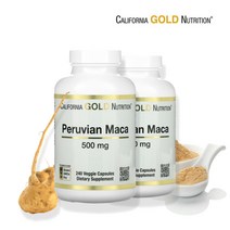 [2세트] 씨지엔 페루산 마카 500mg 식물성 240캡슐 아답토젠 옐로우 마카 뿌리