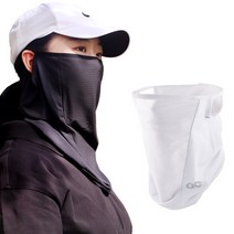위즈모아 2개 여름 자외선차단 마스크 국산 여름 골프 자전거 스포츠마스크, AC마스크 기본형(블랙+화이트)