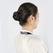 공주방울 한복머리 올림머리 승무원머리 한복머리가발 JW58, #4/30 로즈브라운