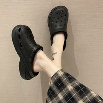 Z3JC 여성 미끄럼방지 통굽 기모 맨투맨 누수 샌들