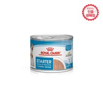 로얄캐닌 강아지 습식사료 파우치 독스타터 무스캔 마더앤베이비독 주식캔 195g x 샘플 6개 12개 24개, 195g x 6개