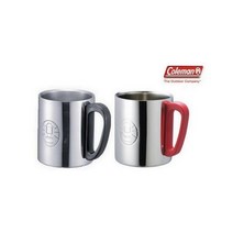 [콜맨코리아] 더블 스테인레스 머그컵 300, 블랙 170A5023