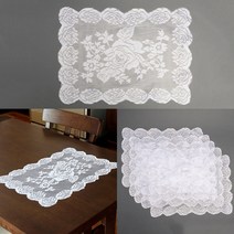 레이스테이블러너 테이블레이스러너 식탁레이스러너 레이스 식탁매트 5P