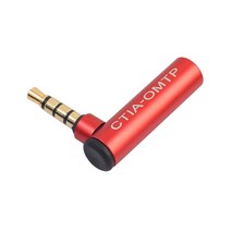범용 3.5mm OMTP-이어폰 변환기 어댑터 케이블 커넥터, 설명, 레드, 설명, 레드