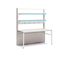 퍼시스 실험실 선반단면실험대 HPM상판 연구 LAR215H WW4B, 색상