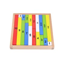 몬테소리 수학 장난감 교구 학습 교육용 숫자 막대 계산 어린이 Juegos Didcticos Para Nios De 3 A 7, [01] 다색