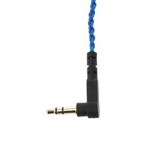 Shure SE215 SE846 이어폰용 3.5mm MMCX 케이블 코드 엉킴없는 오디오 장치 전선 경량 와이어, 02 Black