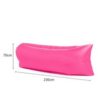 에어소파 캠핑 소파 풍선 라운지 빠른 접이식 침낭 가방 에어 침대 여행 야외 의자, rose pink 2