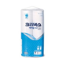 크리넥스 물에 잘녹는 두루마리 휴지 50mx10롤 45081, 1팩, 10개