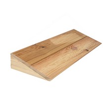 휠체어 경사로 장애인 안전문턱 중하중용20T, 경사로 77cm-원목색